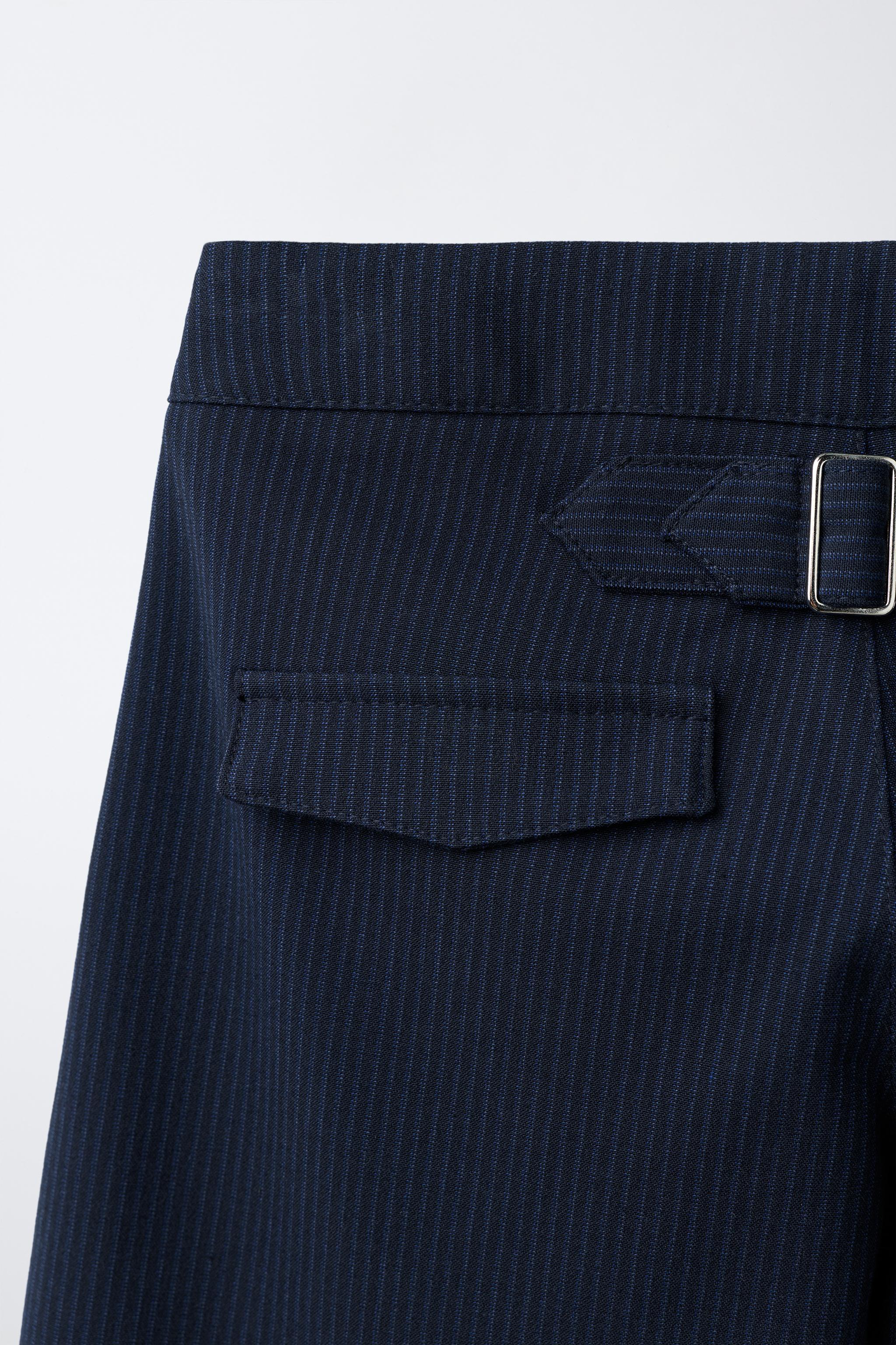 STRIPED BALLOON TROUSERS